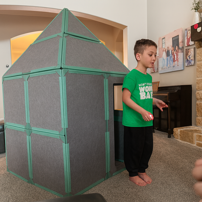 Kidspacetoys®️ Magnetisches Spielhaus für Kinder ab 4 Jahren – Individuell gestaltbare Burgen, Ausgabe 2025