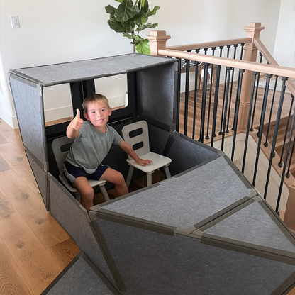 Kidspacetoys®️ Magnetisches Spielhaus für Kinder ab 4 Jahren – Individuell gestaltbare Burgen, Ausgabe 2025